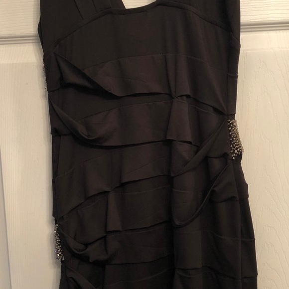 Formal Beaded Mini Dress - Picture 3 of 7